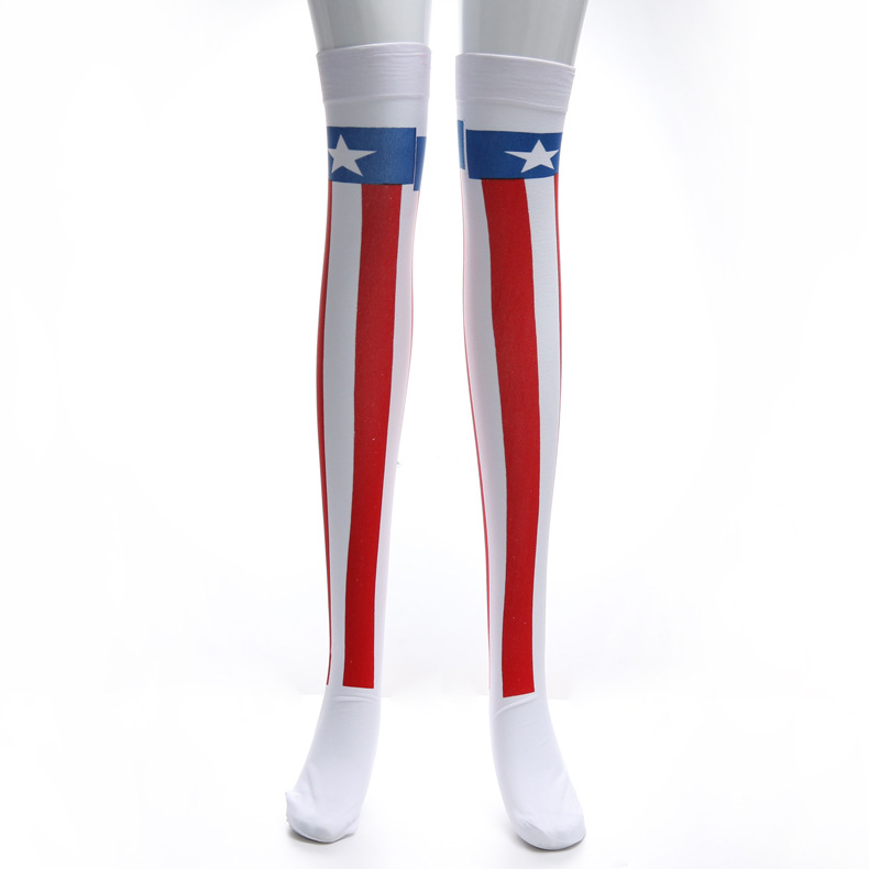 American Flag Christmas Stockings Socks Stockings Socks Stage Performances Masquerade Props